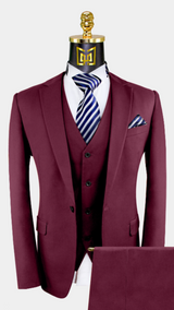 Baggi Suit - Burgundy