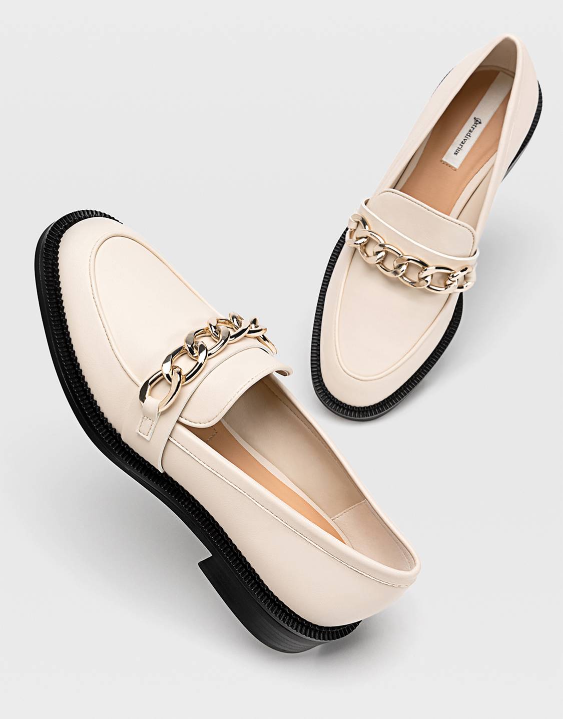 Stradivarious Loafers - Cream