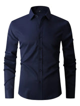 Assente Formal Shirt - Navy Blue