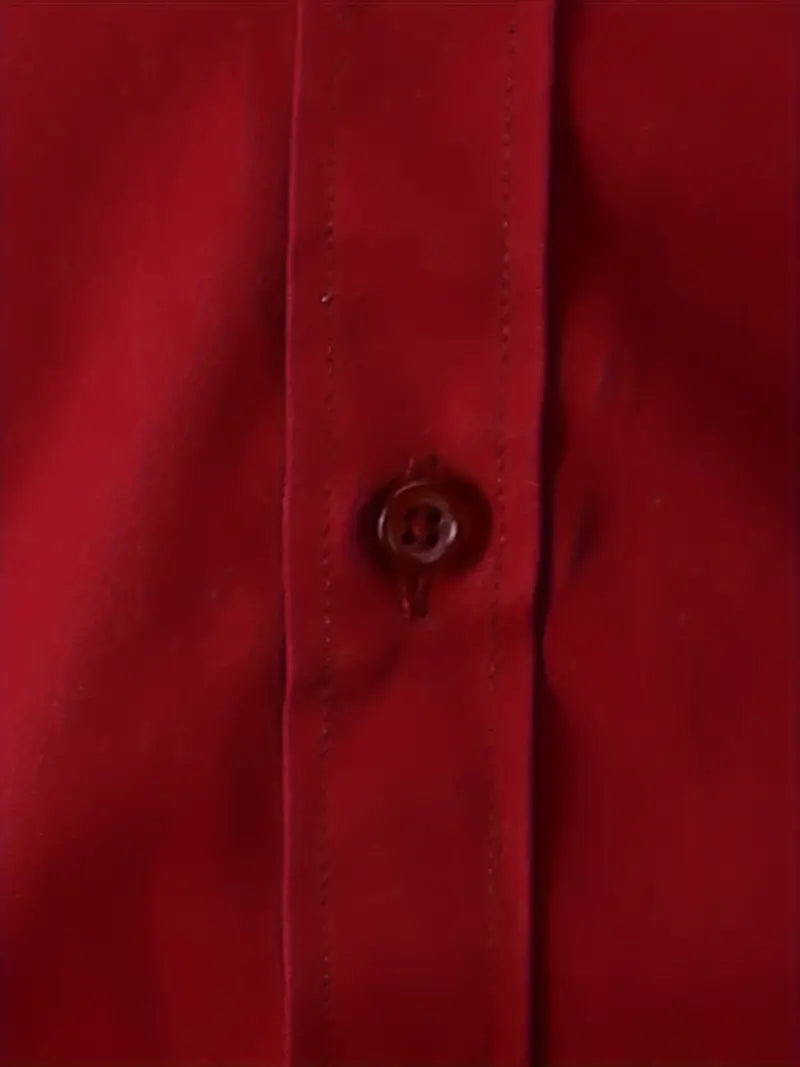 Assente Formal Shirt - Red