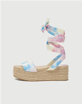 Stradivarious  Wedges - Floral Strap